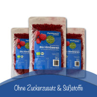 Bio Himbeeren gefriergetrocknet 100g (Fruchtstücke)