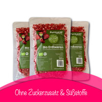 Bio Erdbeeren gefriergetrocknet 100g (Fruchtstücke)